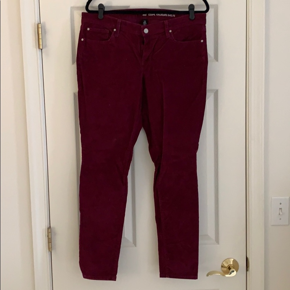 GAP Wine colored Corduroy Pants